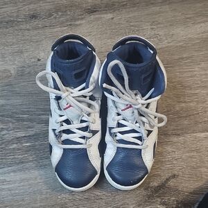Jordan Kids Sneakers Navy and White